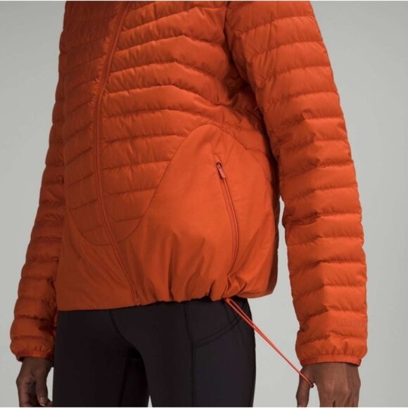 NWT Lululemon Lightweight Relaxed-Fit Down Jacket Canyon Orange - Picture 2 of 12